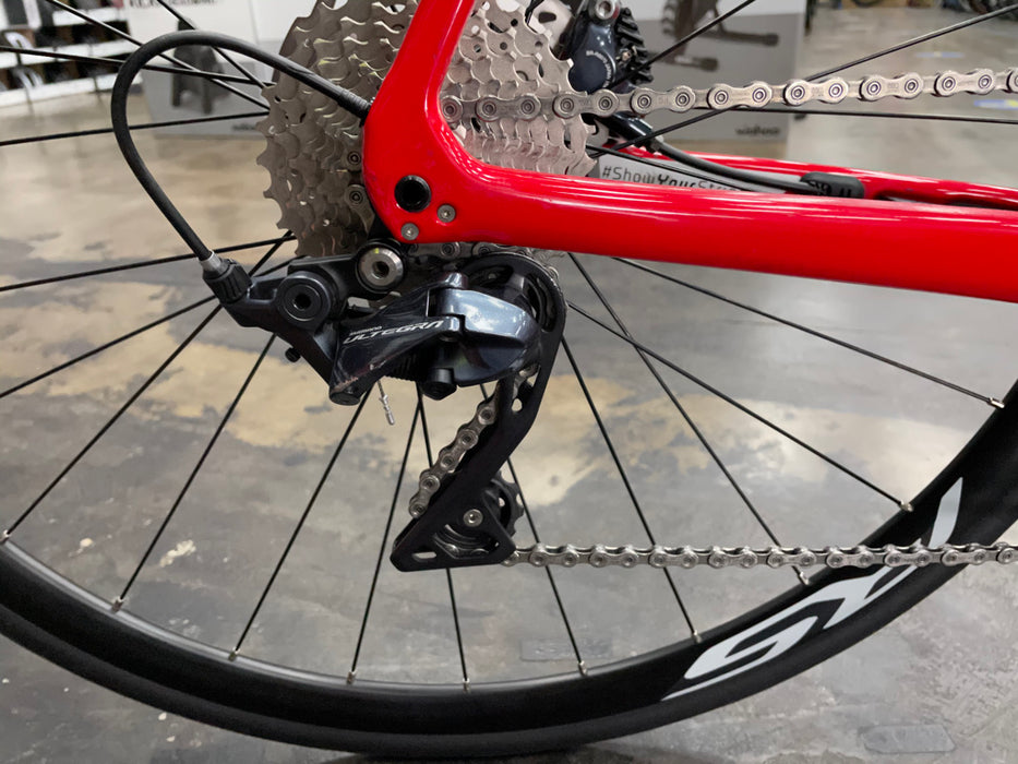 Trek Domane SLR8 Segafredo Team Issue Shimano Ultegra 11 Speed - Red 2018 USED