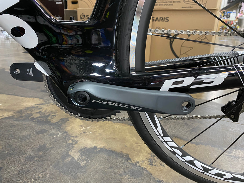 Cervelo P3 Shimano Ultegra Di2 11 Spd - Mavic Cosmic Wheels - Fluor/Blk/Wht 2019 DEMO