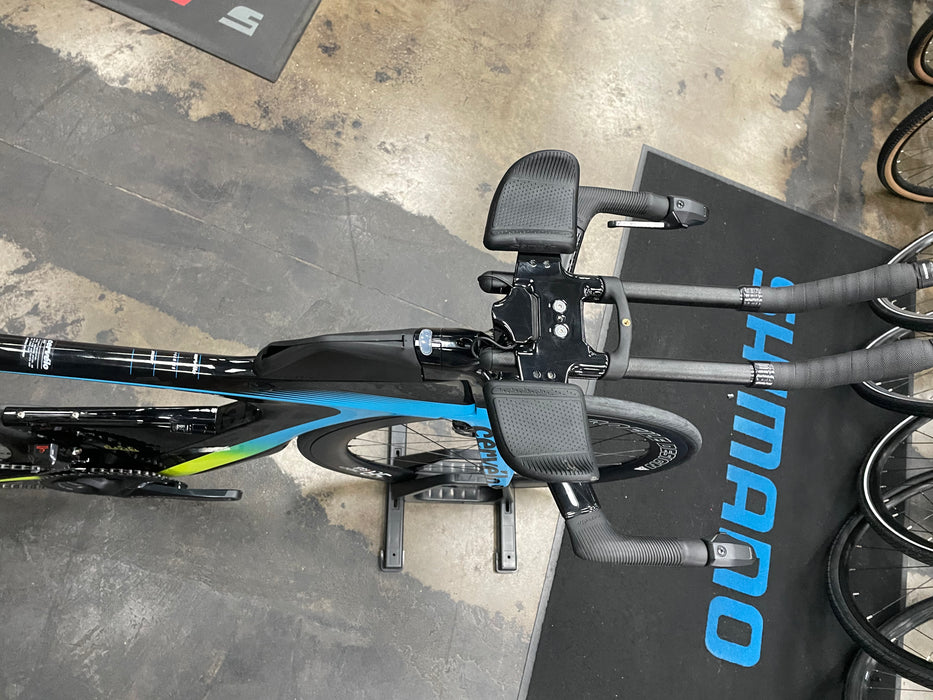 Cervelo P3X Shimano Ultegra Di2 11s Disc - Profile Design 58 Twenty Four Wheels - Rivera/Fluoro/Black 2021 DEMO