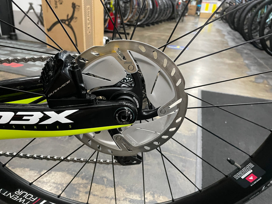 Cervelo P3X Shimano Ultegra Di2 11s Disc - Profile Design 58 Twenty Four Wheels - Rivera/Fluoro/Black 2021 DEMO