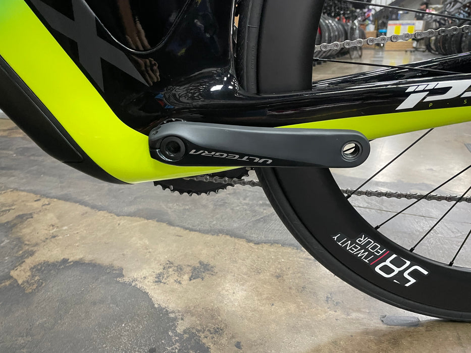 Cervelo P3X Shimano Ultegra Di2 11s Disc - Profile Design 58 Twenty Four Wheels - Rivera/Fluoro/Black 2021 DEMO